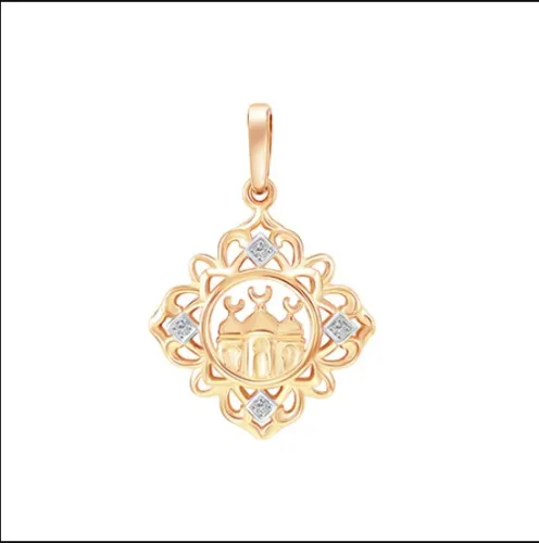 Мусульманская подвеска, Золото 585, 04-63-0115-00