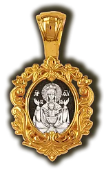 Иконка нательная,  Серебро 925 08531