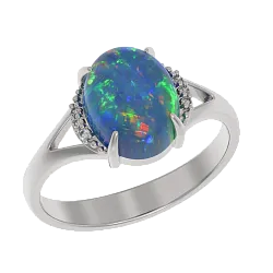 Кольцо Серебро 925, Опал 1041581-01110-O