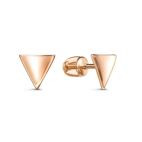 Серьги пусеты-гвоздики, Золото 585, 0505876