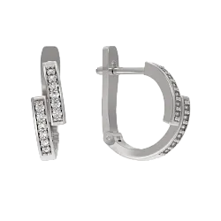 Серьги, Серебро 925, Фианит 1039362-01110