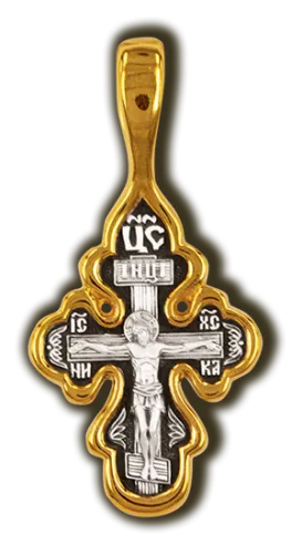 Подвеска крест, Серебро 925, 08227