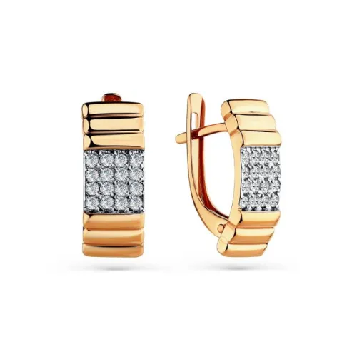 Серьги, Золото 585, 002-0626-0001-011