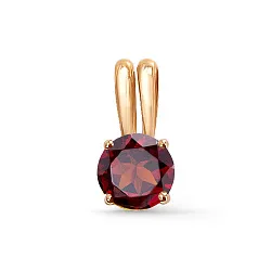 Подвеска фантазийная,  Золото 585, Гранат П120-5146Гр Подвеска фантазийная,  Золото 585, Гранат П120-5146Гр