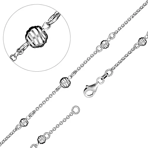 Браслет фантазийный Серебро 925 
 ФДШ6р/