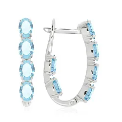 Серьги, Серебро 925, Топаз 2340071182