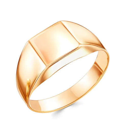 Кольцо мужское (печатка). Золото 585, 00-61-0078-00