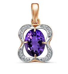 Подвеска фантазийная,  Золото 585, Александрит 3475108 1 15 1