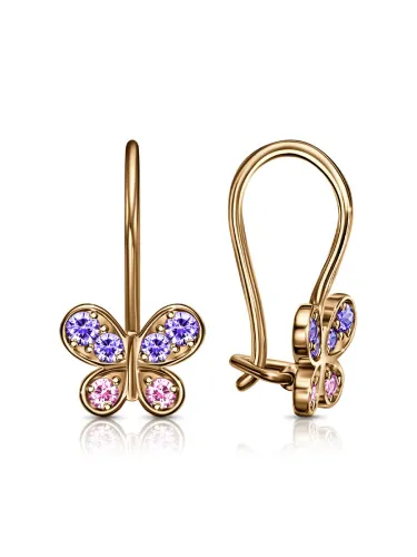 Детские серьги,  Золото 585, С130-3064М1