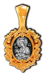 Иконка нательная,  Серебро 960 08661