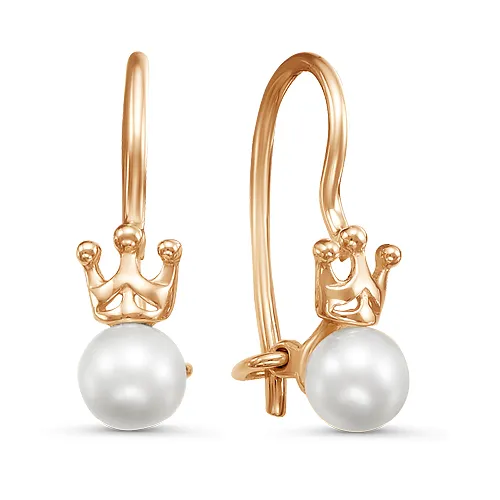 Детские серьги,  Золото 585, 2371506 1 1 10 Детские серьги,  Золото 585, 2371506 1 1 10