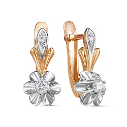 Серьги, Золото 585, Фианит 2429507 1 1 1 Серьги, Золото 585, Фианит 2429507 1 1 1