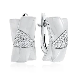 Серьги, Серебро 925, Фианит 2340201131л Серьги, Серебро 925, Фианит 2340201131л