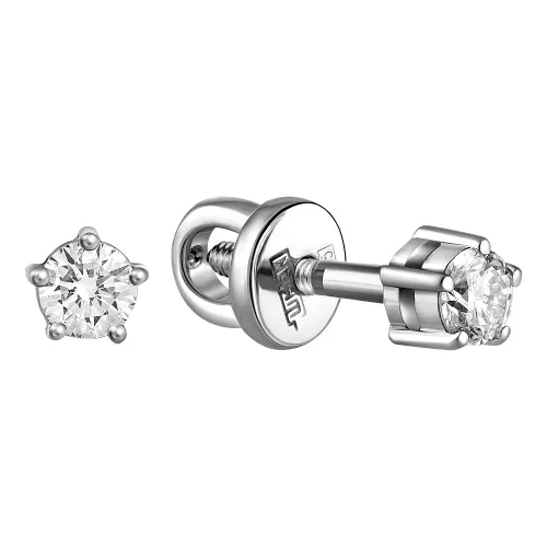 Серьги пусеты-гвоздики, Золото 585, 59-42E00022-F1DD