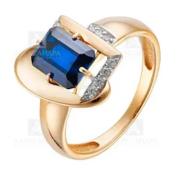 Кольцо Золото 585, Топаз 1101804