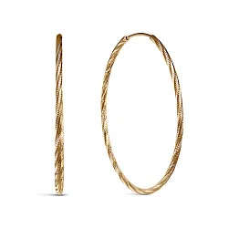 Конго/серьги-кольца,  Золото 585  520118/35