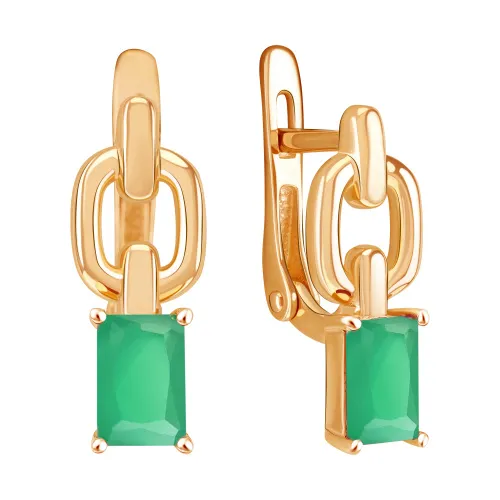 Серьги, Золото 585, 02-52-0390-16