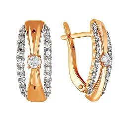 Серьги, Золото 585, Фианит 2211907 1 1 1 Серьги, Золото 585, Фианит 2211907 1 1 1