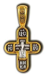 Подвеска крест, Серебро 925 08242