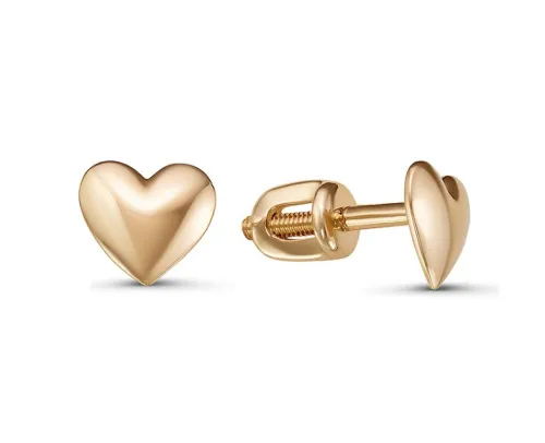 Серьги пусеты-гвоздики, Золото 585, 2723400 1 10