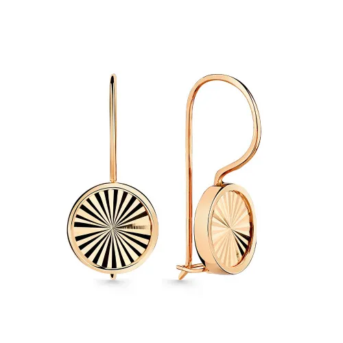 Серьги пусеты-гвоздики, Золото 585, 002-0604-2100-010