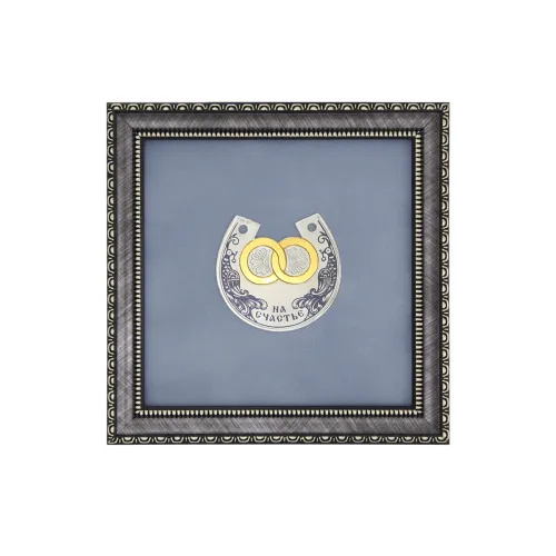 50320051А06 декоративное  панно "На счастье",  Серебро 925