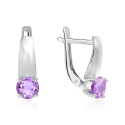 Серьги, Серебро 925, Аметист 2340060255 Серьги, Серебро 925, Аметист 2340060255