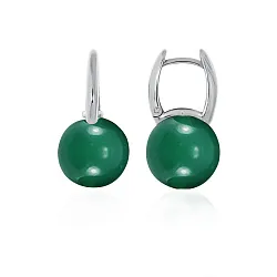 Серьги, Серебро 925, Агат 2340394318-60 Серьги, Серебро 925, Агат 2340394318-60