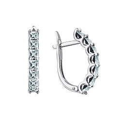 Серьги, Серебро 925, Фианит 2340201958 Серьги, Серебро 925, Фианит 2340201958