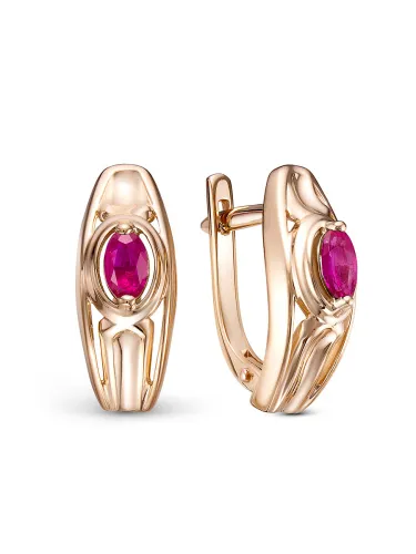 Серьги, Золото 585, 64010641-1