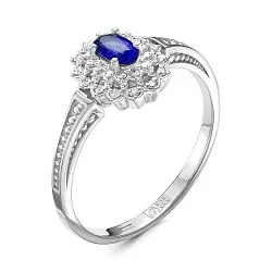 Кольцо Золото 585, Сапфир 94000254б