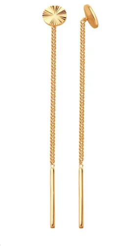 Серьги, Золото 585, Т100622890