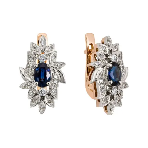 Серьги, Золото 585, 160111ю