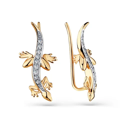 Серьги пусеты-гвоздики, Золото 585, 002-0501-0001-011