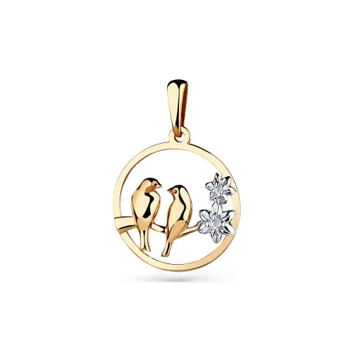 Подвеска фантазийная,  Золото 585, 010-0048-0001-011