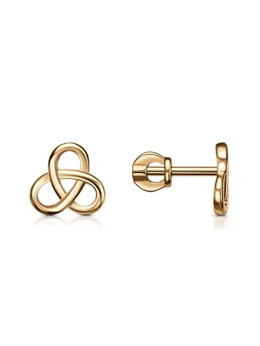 Серьги пусеты-гвоздики, Золото 585, С100-2994