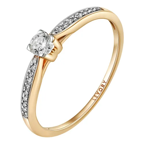 Кольцо Золото 585, 65-41R01231-X1DD