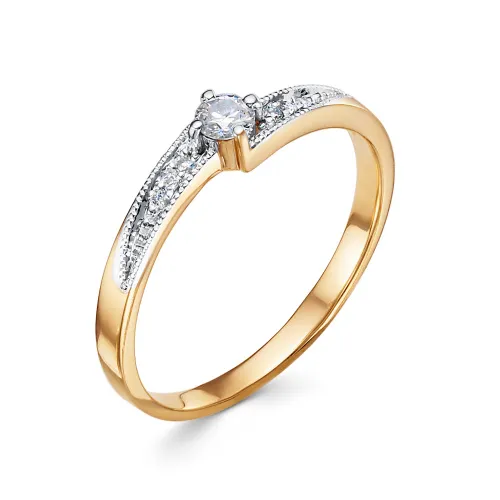 Кольцо Золото 585, 01-01-0049-00