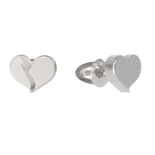 Серьги пусеты-гвоздики, Серебро 925, 1040062-00000