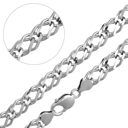 Цепочка Серебро 925, плетение Ромб, РДПр 130 