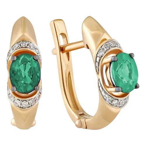 Серьги, Золото 585, 36-41E01275-S0DDEM