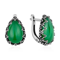 Серьги, Серебро 925, Агат 2310396407-60 Серьги, Серебро 925, Агат 2310396407-60
