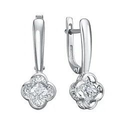 Серьги, Золото 585, Бриллиант С213-7741