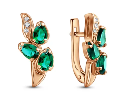 Серьги, Золото 585, С132-8835Квз