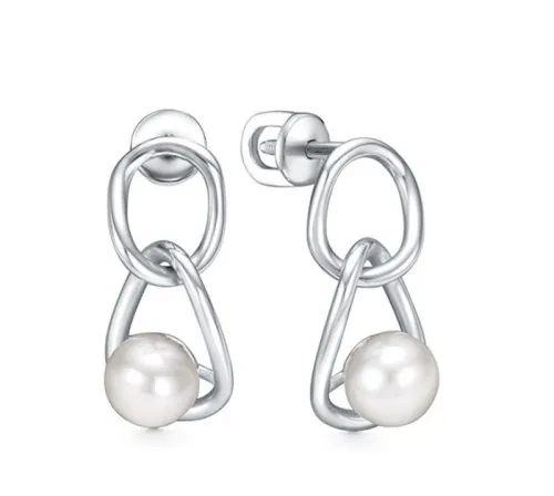 Серьги пусеты-гвоздики, Серебро 925, Z2-10804