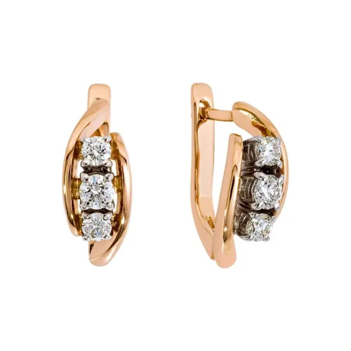 Серьги, Золото 585, 156911ю