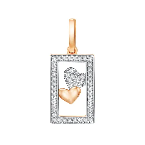 Подвеска фантазийная,  Золото 585, 04-63-0325-00