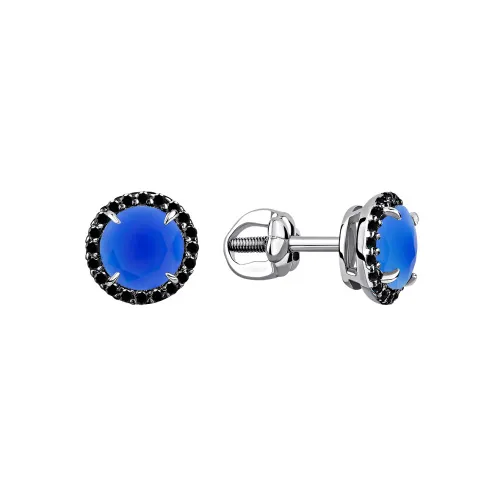 Серьги пусеты-гвоздики, Серебро 925, 2348871972л-105