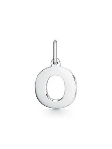 Подвеска буква О,  Серебро 925, 1-00097