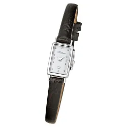 Часы,  Серебро 925, белый КЗМ 200200.106 Часы,  Серебро 925, белый КЗМ 200200.106